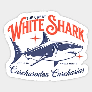 The Great White Shark Sticker